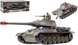 Czołg Zdalnie Sterowany Na Pilot RC T34 Światło Dźwięk Duży T-34