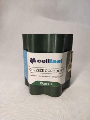 Obrzeże trawnikowe ciemno-zielone 10cm X 9mb