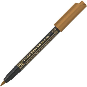 Pisak Kuretake ZIG Fudebiyori Metallic copper