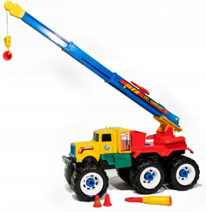 Duża Ciężarówka Dźwig z wysięgnikiem 58 cm