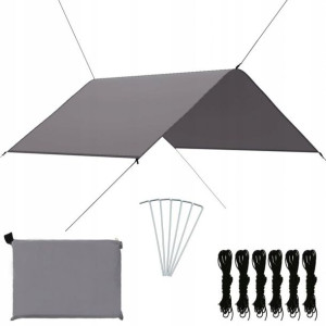 Tarp Płachta Biwakowa Plandeka Namiotowa 3x2,85 M