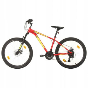Rower Górski Mtb Męski Damski Czerwony Rama 38cm