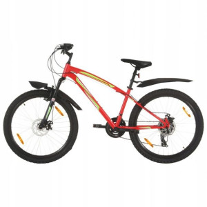 Rower Górski Mtb Męski Damski Czerwony Rama 42cm