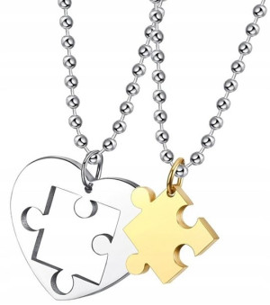 Naszyjnik Best Friends Puzzle Komplet Przyjaźni