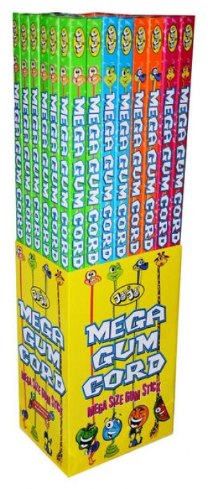Guma Rozpuszczalna Mega Gum Cord 48x40g 1920g