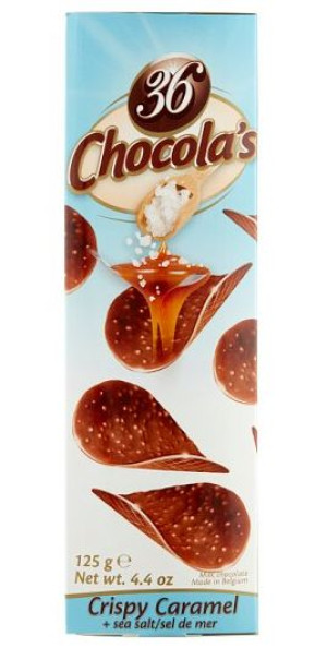Hamlet Chipsy mleczne z solą morską i karmelem 125g