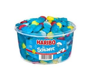 Haribo żelki schlumpfe Smerfy 1350g 150szt
