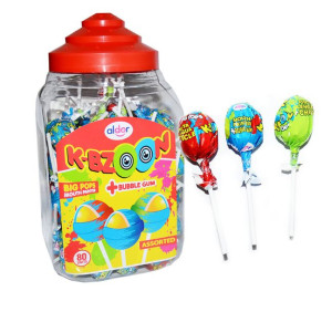 Lizaki Big Pops K-Bzoon bubble gum 80 sztuk 1920g