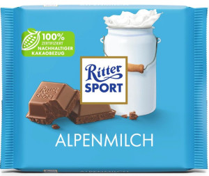 Ritter Sport Czekolada mleko alpejskie 100g