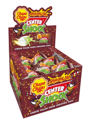 Chupa Chups Center Shock Cola kwaśna guma 400g