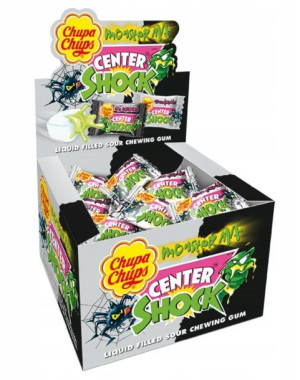 Chupa Chups Center Shock wielosmakowa kwaśna guma 400g