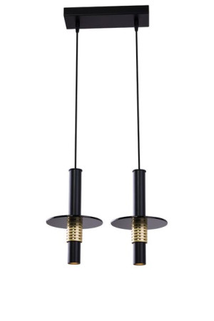 Lampa wisząca Alvito 2 Czarny 0533 - Amplex