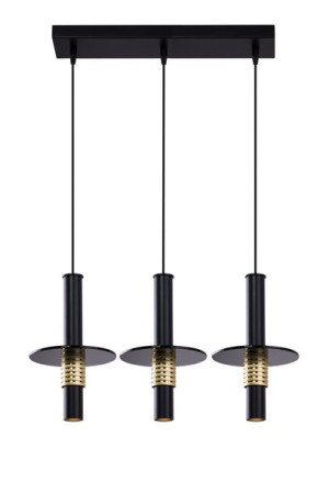 Lampa wisząca Alvito 3 Czarny 0535 - Amplex