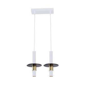 Lampa wisząca Alvito 2 Biały 0534 - Amplex