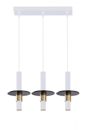 Lampa wisząca Alvito 3 Biały 0536 - Amplex