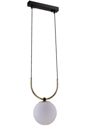Lampa wisząca Balos 1 Czarny 0407 - Amplex