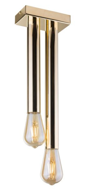 Lampa sufitowa Lagos 2 Złoty 0627 - Amplex