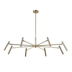 Livo lampa wisząca złota nowoczesna regulowana 8394 Amplex