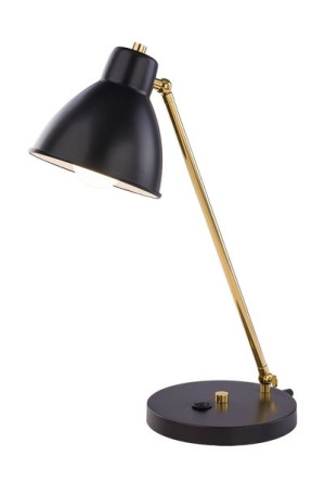 Lampa gabinetowa Loga 1 Czarny 0452 - Amplex