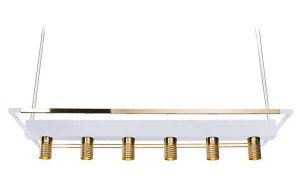 Lampa wisząca Naria 8 Biały 0215 - Amplex