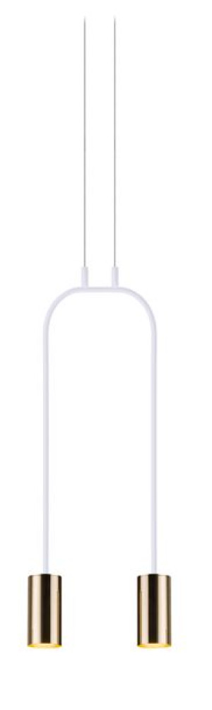 Lampa wisząca Vai 2 Biały 0292 - Amplex