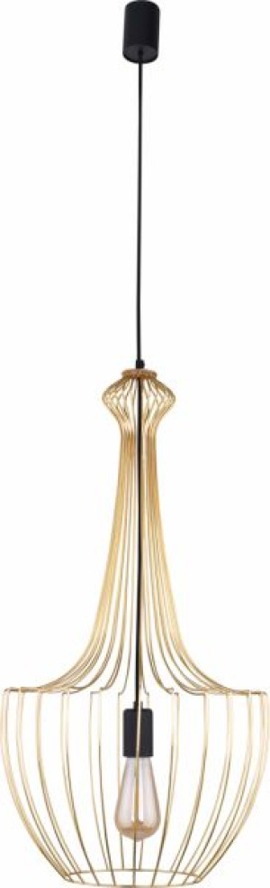 Lampa wisząca złota Luksor S gold klatka metalowa 8853 - Nowodvorski