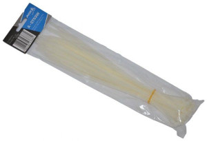 Opaska kablowa ZIP trytka 5/300mm BIAŁA 50szt