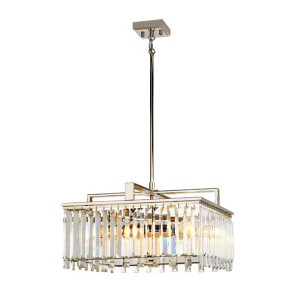 Aries lampa wisząca kryształowa chrom ARIES-4P-L - Elstead Lighting