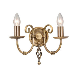 Artisan kinkiet 2 punktowy mosiądz ART2-AGD-BRASS - Elstead Lighting