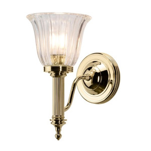 Carroll kinkiet łazienkowy złoty IP44 BATH-CARROLL1-PB - Elstead Lighting