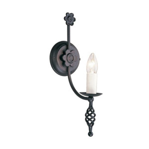 Belfry kinkiet 1 punktowy czarny BY1-BLACK - Elstead Lighting