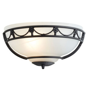 Carisbrooke kinkiet 1 punktowy czarny CB-WU-BLACK - Elstead Lighting