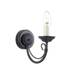 Chartwell kinkiet świecznikowy 1 czarny CH1-BLACK - Elstead Lighting