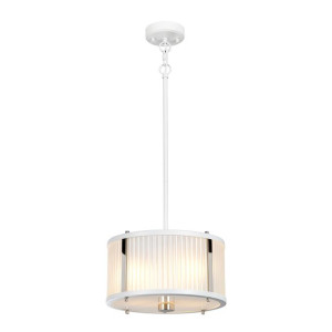 Corona lampa wisząca 2 punktowa biała DL-CORONA-2P-WPN - Elstead Lighting