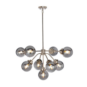 Kula lampa wisząca 9 punktowa chrom KULA9 - Elstead Lighting