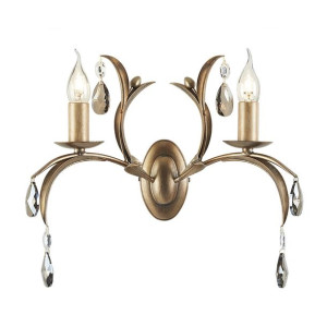 Lily kinkiet 2 brąz LL2-ANT-BRZ - Elstead Lighting