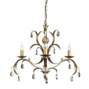 Lily żyrandol 3 brąz LL3-ANT-BRZ - Elstead Lighting