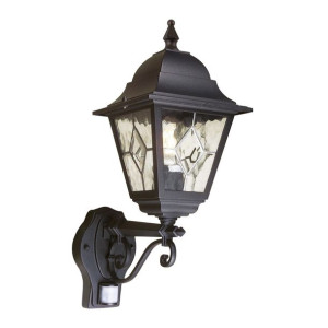 Norfolk kinkiet elewacyjny czujnik NR1-PIR-BLACK - Elstead Lighting