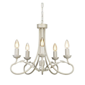 Olivia żyrandol świecznikowy 5 OV5-IVORY-GOLD - Elstead Lighting