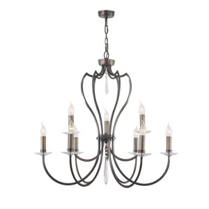 Pimlico żyrandol 9 brązowy PM9-DB - Elstead Lighting
