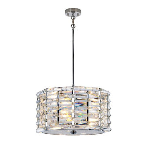 Shoal lampa wisząca kryształowa chrom SHOAL-4P - Elstead Lighting