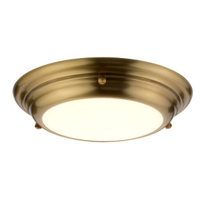 Welland plafon LED mosiądz IP54 WELLAND-F-S-AB - Elstead Lighting
