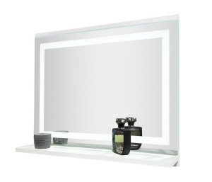 Lustro łazienkowe LED lustro z oświetleniem do łazienki białe