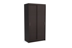 Szafa przesuwna NICO 1 110cm wenge dwudrzwiowa minimalistyczna