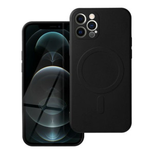 Futerał Silicone Mag Cover Do Iphone 12 Pro Max Czarny
