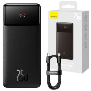 Powerbank Baseus Bipow Ppbd25k 25w Digital Display 20000mah Black