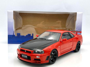 Nissan Skyline GT-R (R34) Active Red - 1999 Solido 1:18