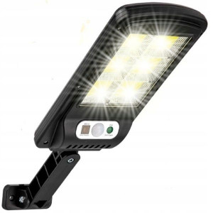 Lampa Solarna Uliczna Solar 160 Led Cob Czujniki