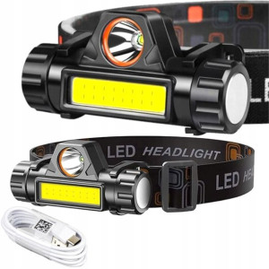 Latarka Czołowa 4w1 Mini Reflektor Wbudowanymagnes