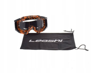 Gogle Enduro Enduro Cross Leoshi Pomarańczowe